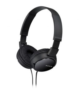 Sony Headphones MDR-ZX110 Wired Over-Ear Black
