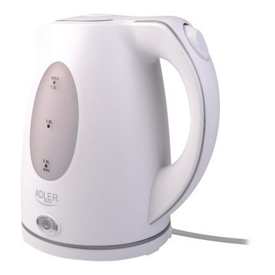 Adler Kettle AD 1207 Standard 2000 W 1.5 L Plastic 360° rotational base White