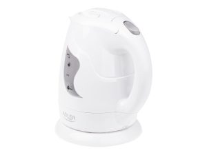 Adler Kettle AD 08 Standard 850 W 1 L Plastic 360° rotational base White