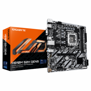Gigabyte H810M S2H GEN5 Processor family Intel Processor socket LGA1851 DDR5 Supported hard disk drive interfaces SATA, M.2 Number of SATA connectors 4