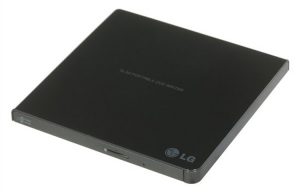 H.L Data Storage Ultra Slim Portable DVD-Writer GP57EB40 Interface USB 2.0 DVD±R/RW CD read speed 24 x CD write speed 24 x Black Desktop/Notebook