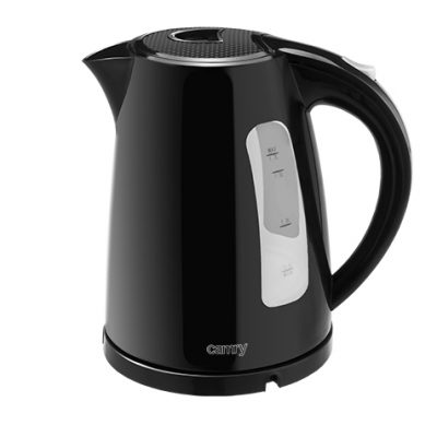 Camry Kettle CR 1255 Standard 2200 W 1.7 L Plastic 360° rotational base Black
