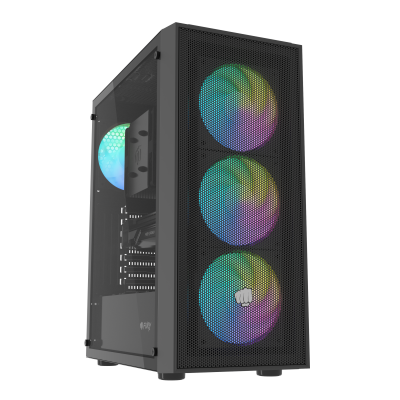 Fury PC Case SHOBO SH8F ARGB Black Midi Tower