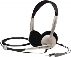 Koss Headphones CS100 Wired On-Ear Microphone Black/Gold
