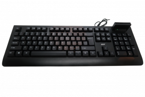 Acer AKW320 Keyboard Wired US Smart Card Reader Black Retil pack