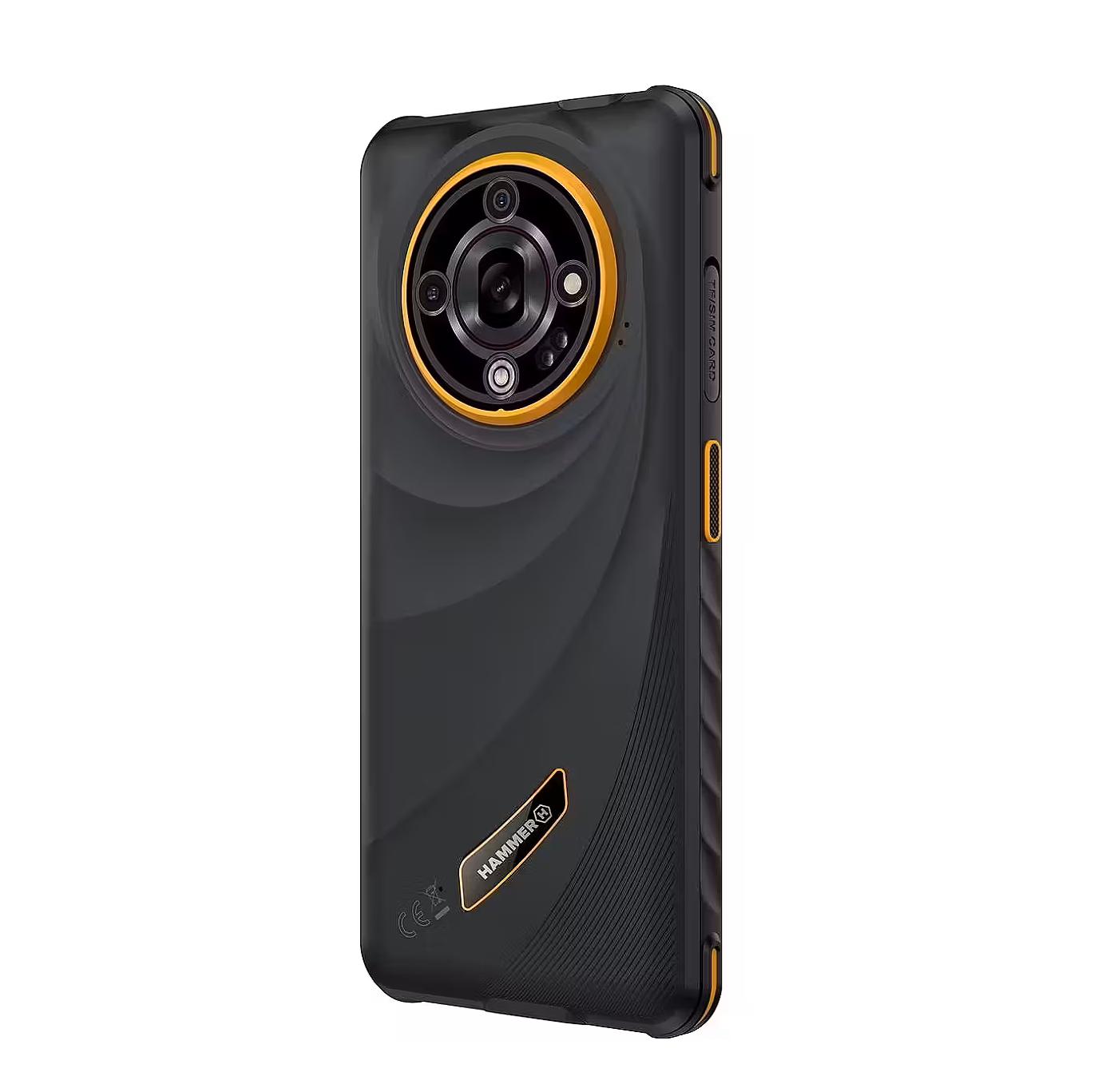 Hammer Iron 6 Orange 6.56 " IPS 1612 x 720 pixels Mediatek Dimensity 6300 Internal RAM 8 GB 256 GB Dual SIM 3G 4G 5G Main camera resolution 64 MP Android 15 6050 mAh - Image 2