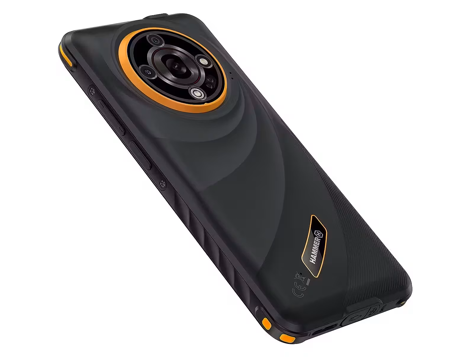 Hammer Iron 6 Orange 6.56 " IPS 1612 x 720 pixels Mediatek Dimensity 6300 Internal RAM 8 GB 256 GB Dual SIM 3G 4G 5G Main camera resolution 64 MP Android 15 6050 mAh - Image 4