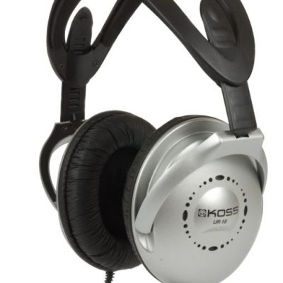 Koss Headphones UR18 Wired On-Ear Silver Noise canceling