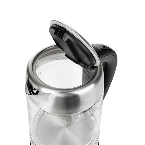 Adler Kettle AD 1247 With electronic control 1850 W 1.7 L Stainless steel/Glass 360° rotational base Stainless steel/Transparent - Image 6
