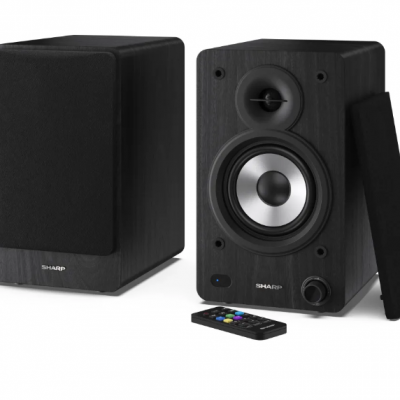 Sharp CP-SS30 Bookshelf Speakers, Black Sharp Speakers CP-SS30(BK) Bookshelf 60 W Bluetooth Wireless connection Black