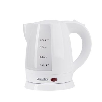 Mesko Kettle MS 1276 Standard 1600 W 1 L Plastic 360° rotational base White