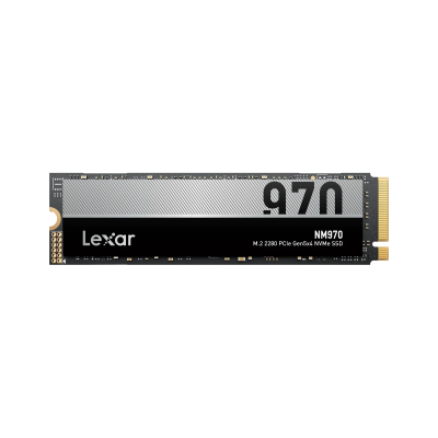 Lexar SSD NM970 2000 GB SSD form factor M.2 2280 Solid-state drive interface PCIe Gen 5X4 Read speed 11000 MB/s Write speed 10000 MB/s