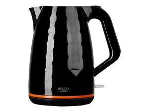 Adler Kettle AD 1277 Standard 2200 W 1.7 L Plastic 360° rotational base Black