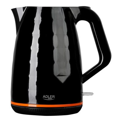 Adler Kettle AD 1277 Standard 2200 W 1.7 L Plastic 360° rotational base Black