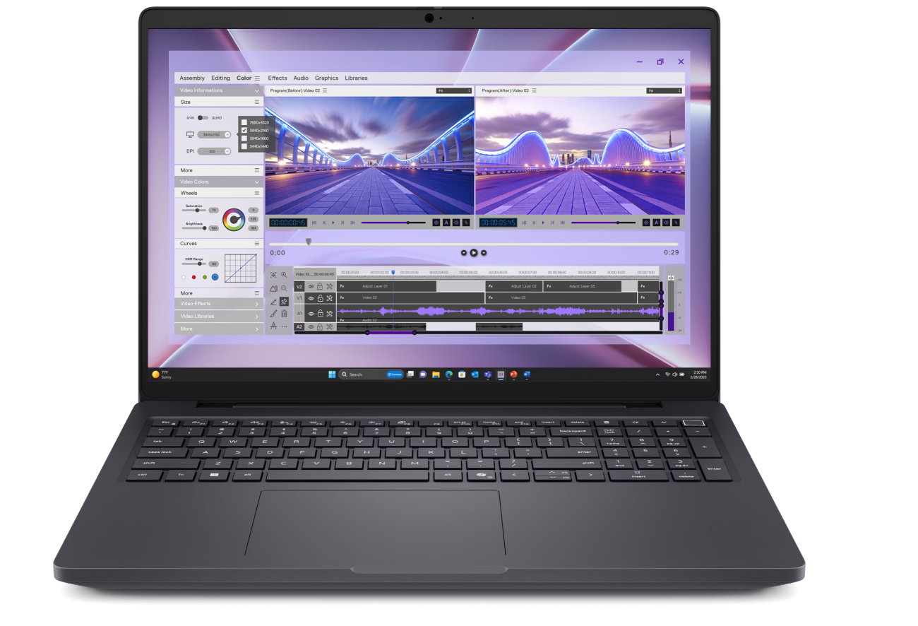 Dell Pro Max 16 MC16250 16 " FHD+ Intel Core Ultra 7 255H 32 GB DDR5 Solid-state drive capacity 512 GB NVIDIA RTX PRO 2000 Blackwell GDDR7 8 GB Windows 11 Pro Bluetooth version 5.4 Keyboard backlit Keyboard language Estonian Warranty 36 month(s) Battery warranty 12 month(s)