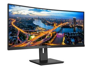 Philips Curved UltraWide 345B1C 34 " VA WQHD 21:9 100 Hz 5 ms 3440 x 1440 300 cd/m² HDMI ports quantity 1 Black Warranty 24 month(s)