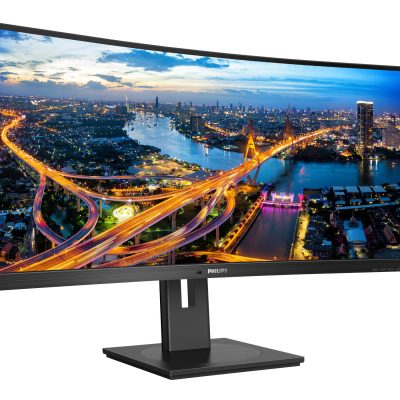 Philips Curved UltraWide 345B1C 34 " VA WQHD 21:9 100 Hz 5 ms 3440 x 1440 300 cd/m² HDMI ports quantity 1 Black Warranty 24 month(s)