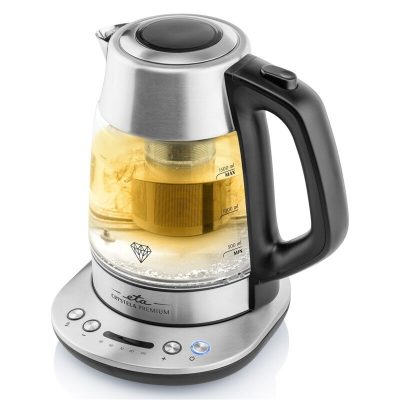 ETA Kettle Crystela Premium ETA915390000 Electric 2200 W 1.5 L Glass 360° rotational base Stainless steel/Glass