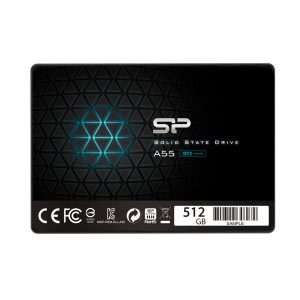 Silicon Power A55 512 GB SSD form factor 2.5" Solid-state drive interface SATA Read speed 560 MB/s Write speed 530 MB/s