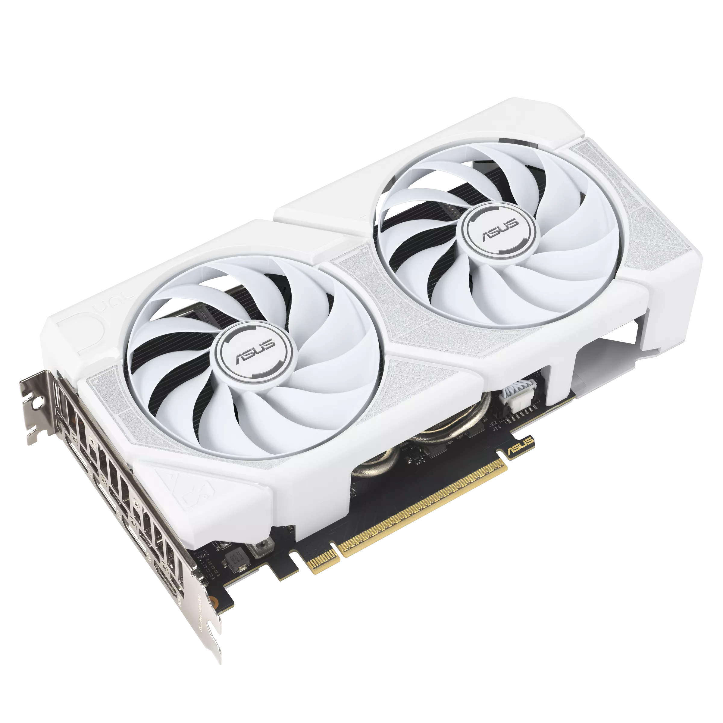Asus Dual GeForce RTX 5060 Ti 16GB GDDR7 White OC Edition NVIDIA 16 GB GeForce RTX 5060 Ti GDDR7 HDMI ports quantity 1 PCI Express 5.0 - Image 2