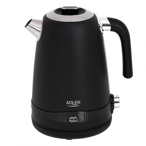 Adler Kettle AD 1295b Electric 2200 W 1.7 L Stainless steel 360° rotational base Black