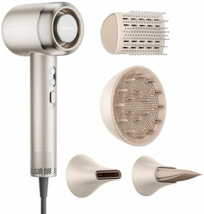 Dreame Hair Dryer AHG40A GO 2000 W Number of temperature settings 4 Ionic function Diffuser nozzle Gold