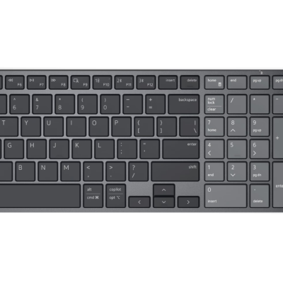 Dell Pro 7 Rechargeable Compact Keyboard and Mouse - KM746 Keyboard and Mouse Set Wireless Bluetooth US International Graphite