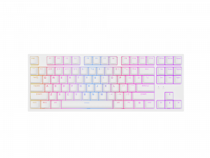 Genesis THOR 404 TKL Mechanical Gaming Keyboard Wired US Gateron Yellow Pro White RGB