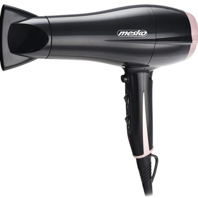 Mesko Hair Dryer MS 2249 2000 W Number of temperature settings 3 Black/Pink