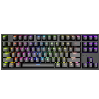 Genesis THOR 404 TKL Mechanical Gaming Keyboard Wired US Kailh Box Brown V2 Black RGB