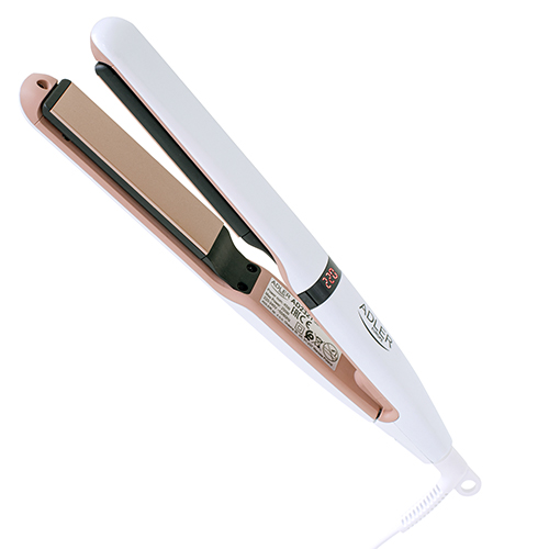 Adler Hair Straightener AD 2321 Warranty 24 month(s) Ceramic heating system Display LCD Temperature (min) 140 °C Temperature (max) 220 °C 45 W Pearl White - Image 3
