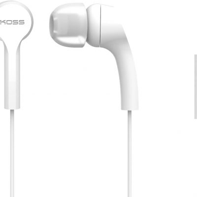 Koss Headphones KEB9iW Wired In-ear Microphone White
