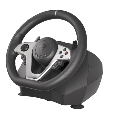 Genesis Driving Wheel Seaborg 400 Silver/Black Game racing wheel
