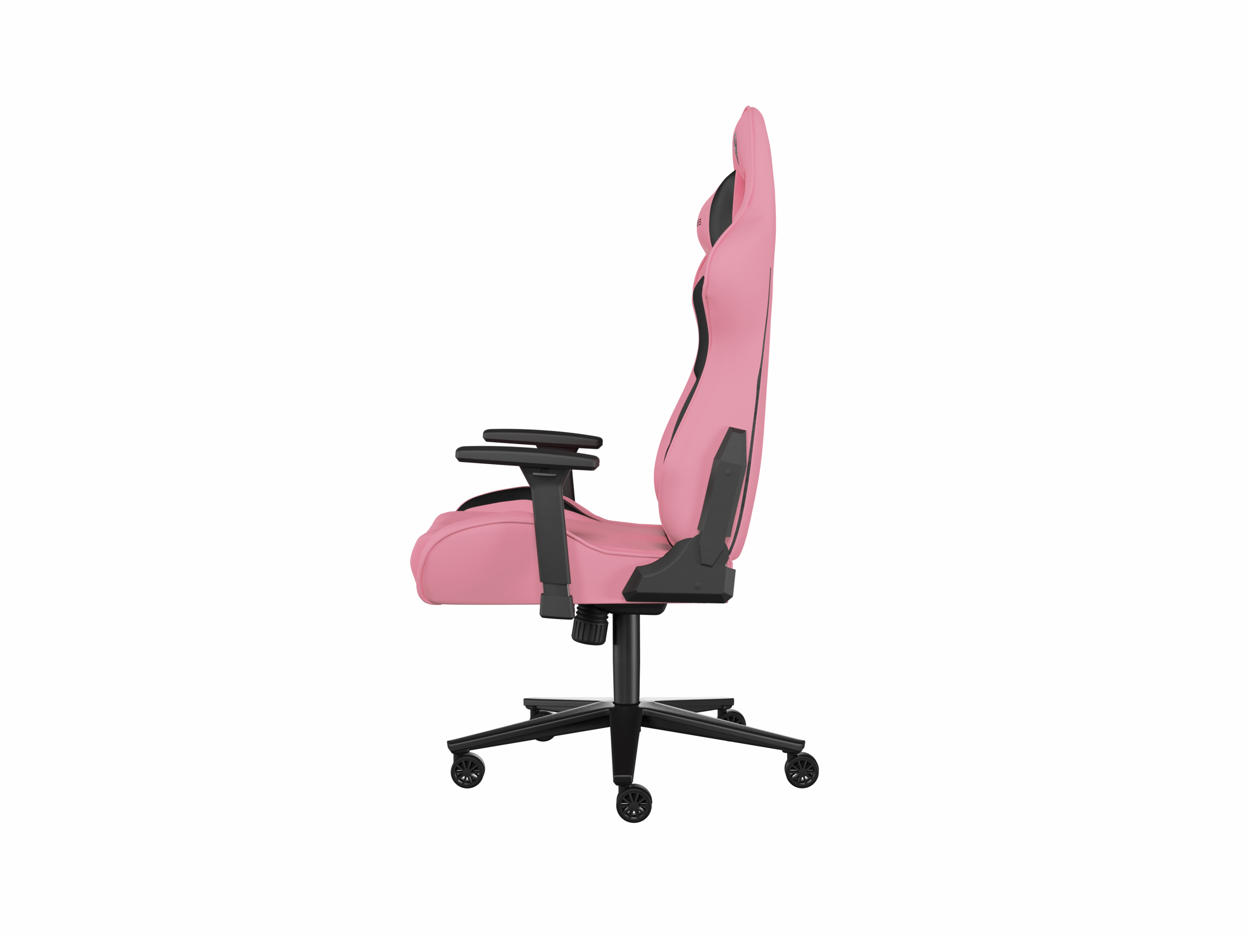 Genesis Gaming Chair Nitro 720 Backrest upholstery material: Eco leather, Seat upholstery material: Eco leather, Base material: Metal, Castors material: Nylon with CareGlide coating Black/Pink - Image 3