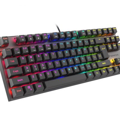 Genesis THOR 303 TKL Gaming Keyboard Wired Mechanical RGB LED light US Replaceable "HOT SWAP" Switches