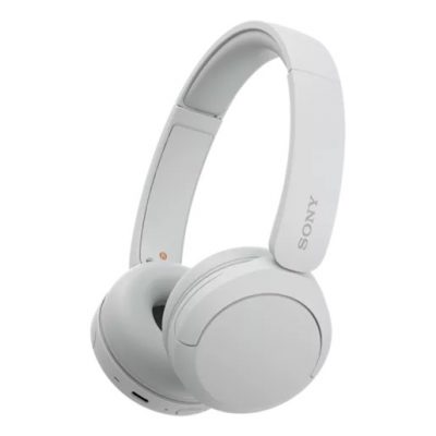 Sony Wireless Headphones WH-CH520 Wireless On-Ear Microphone White Noise canceling