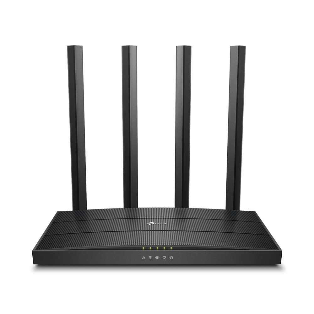 TP-LINK Router Archer C6 802.11ac 300+867 Mbit/s 10/100/1000 Mbit/s Ethernet LAN (RJ-45) ports 4 Mesh Support No MU-MiMO Yes No mobile broadband Antenna type 4xExternal No