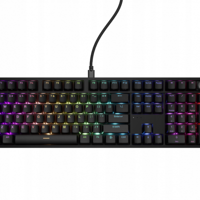 Genesis THOR 404 Wired US Black USB Type-A Gateron Yellow Pro