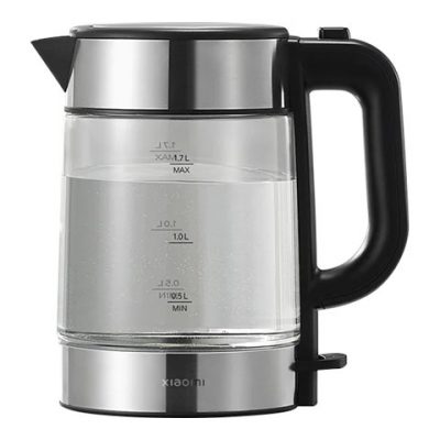 Xiaomi Electric Glass Kettle EU Electric 2200 W 1.7 L Glass 360° rotational base Black/Stainless Steel