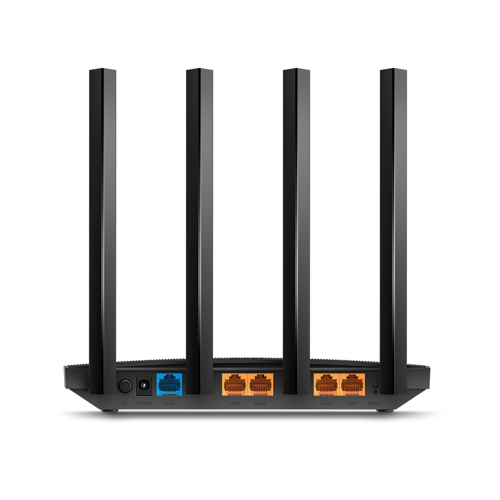 TP-LINK Router Archer C6 802.11ac 300+867 Mbit/s 10/100/1000 Mbit/s Ethernet LAN (RJ-45) ports 4 Mesh Support No MU-MiMO Yes No mobile broadband Antenna type 4xExternal No - Pilt 6