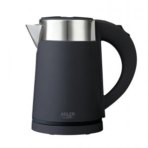 Adler Kettle AD 1372 Electric 800 W 0.6 L Plastic/Stainless steel 360° rotational base Black