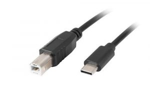 Lanberg USB-C to USB-B Cable, 3m CA-USBA-13CC-0030-BK