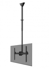 Neomounts CL35-440BL16L Monitor/TV Mount Ceiling Adjustable Height, Rotate, Tilt, Swivel 37-70 " Maximum weight (capacity) 50 kg Black