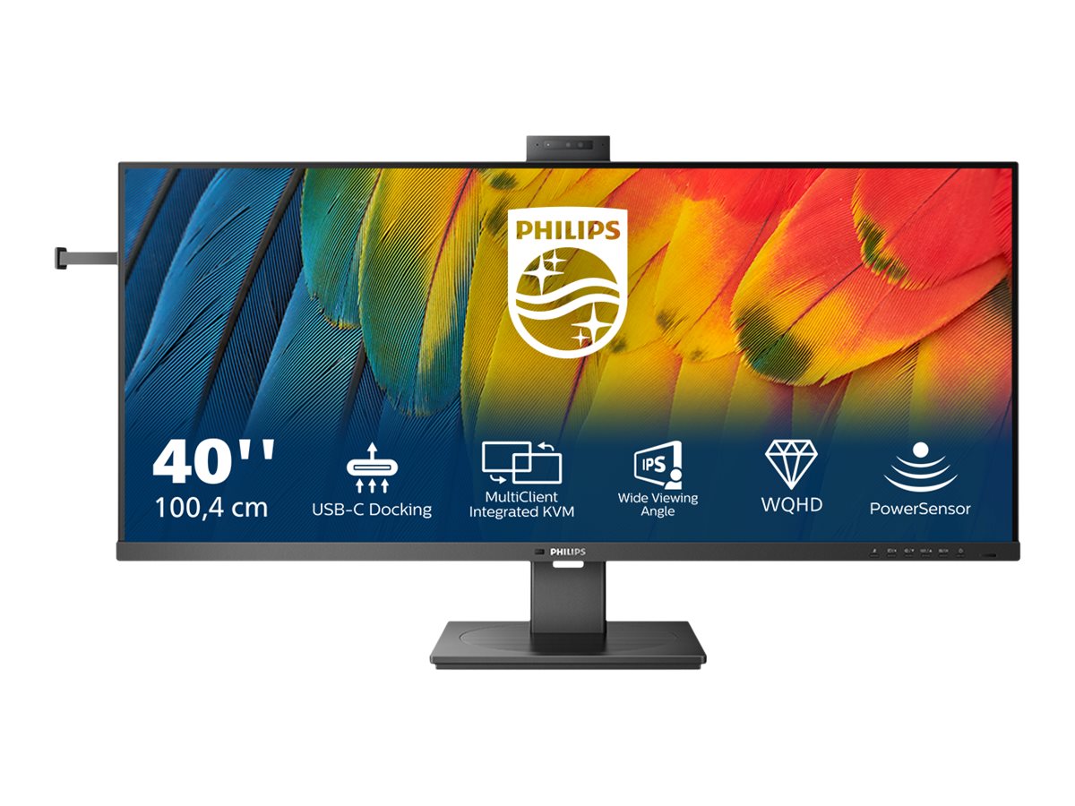 Philips Business Monitor 40B1U5601H/00 40 " IPS 21:9 100 Hz 4 ms 3440 x 1440 pixels 300 cd/m² Black
