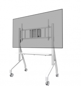 Neomounts Floor stand FL50-575WH1 TV trolley Adjustable Height 65-110 " Maximum weight (capacity) 125 kg White
