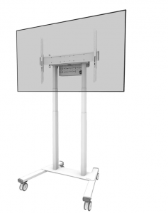Neomounts Floor stand FL55-875WH1 TV trolley Adjustable Height 55-100 " Maximum weight (capacity) 110 kg White