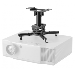 Neomounts Ceiling mount CL25-530BL1 Beamer ceiling mount Rotate, Tilt, Swivel Maximum weight (capacity) 45 kg Black