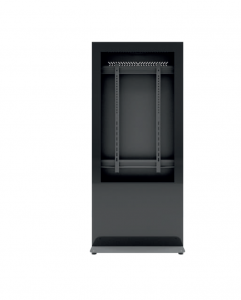 EDBAK Floor stand IDS10.55 Indoor Public Display Totem with glass front 55 " Black