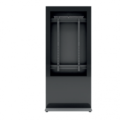 EDBAK Floor stand IDS10.55 Indoor Public Display Totem with glass front 55 " Black