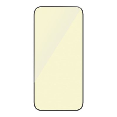 PanzerGlass Screen protector Apple iPhone 15 Glass Clear Ultra-Wide Fit; Easy installation; Fingerprint resistant; Anti-blue light; Anti-reflective; Anti-yellowing Eyecare
